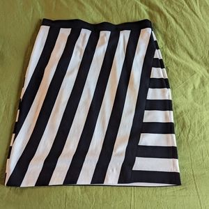 Banana Republic asymmetrically striped skirt 12